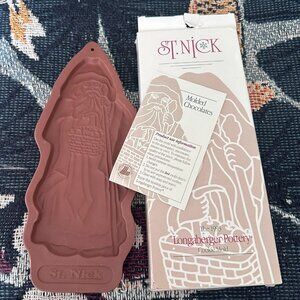 1993 Longaberger "St Nick"  cookie mold
